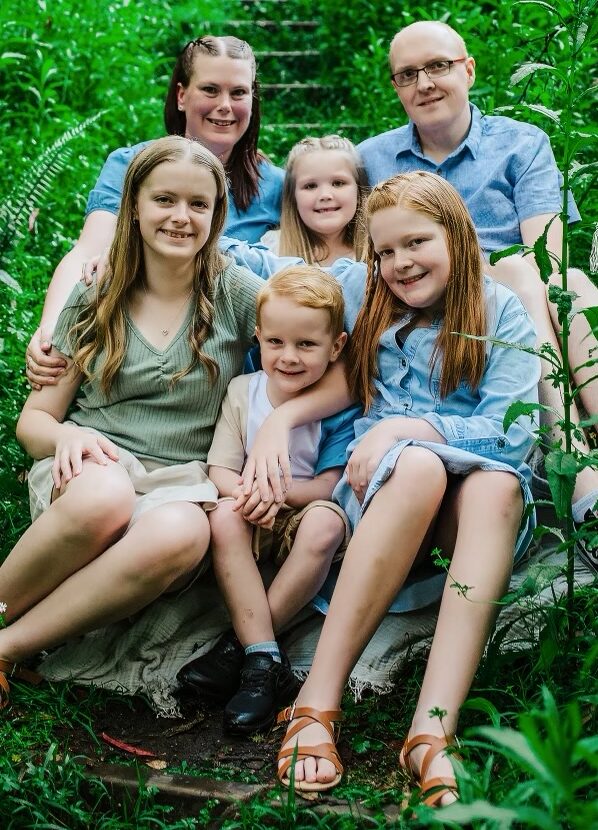 Aaron, Emma and their family
